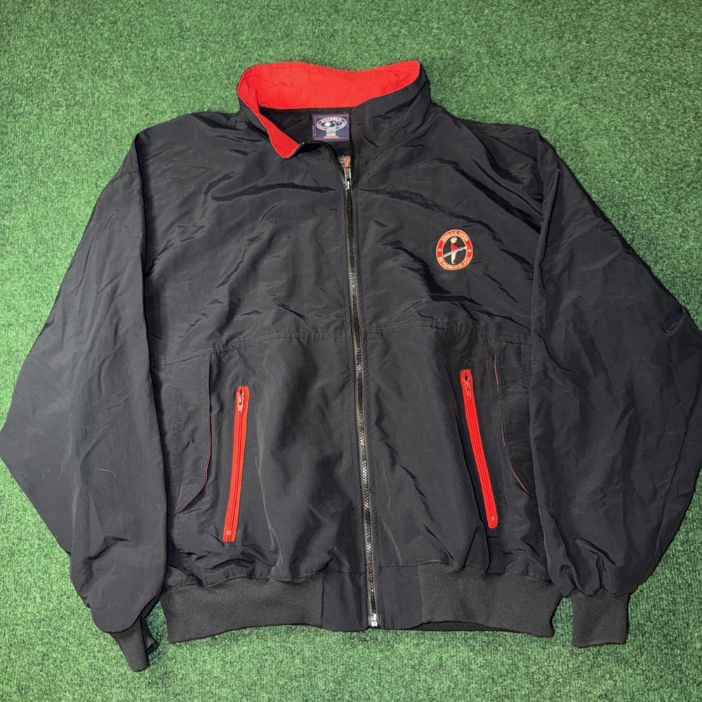 Vintage 2002 US Open Bethpage Black Windbreaker Men's Size 2XL R16